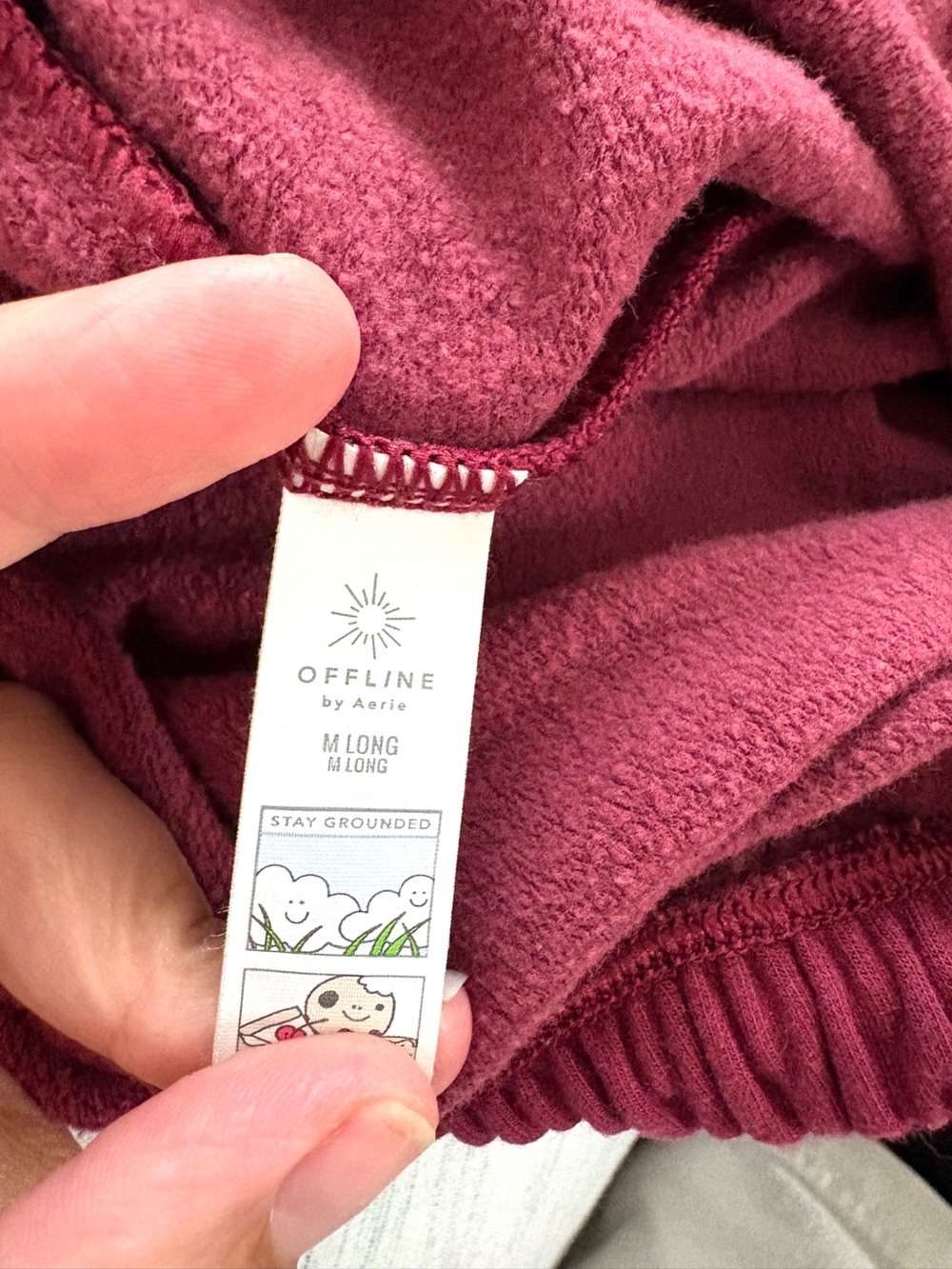 OFFLINE By Aerie OTT Fleece Super Wide Leg Pant - Picture 5 of 5